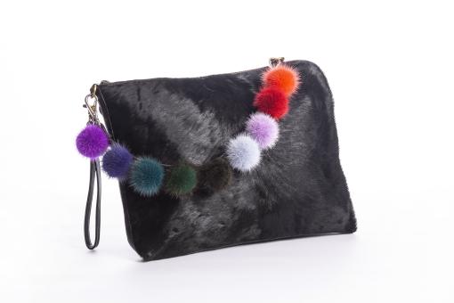Tasche Britta mit PonPon-Riemen 